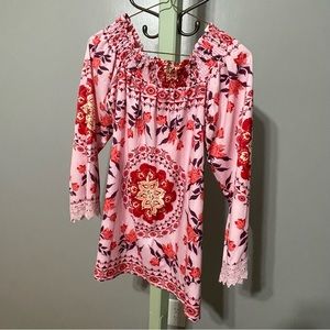 NEW Off The Shoulder Sheer Blouse for Women Casual Fashion Blouse Large (8-10)